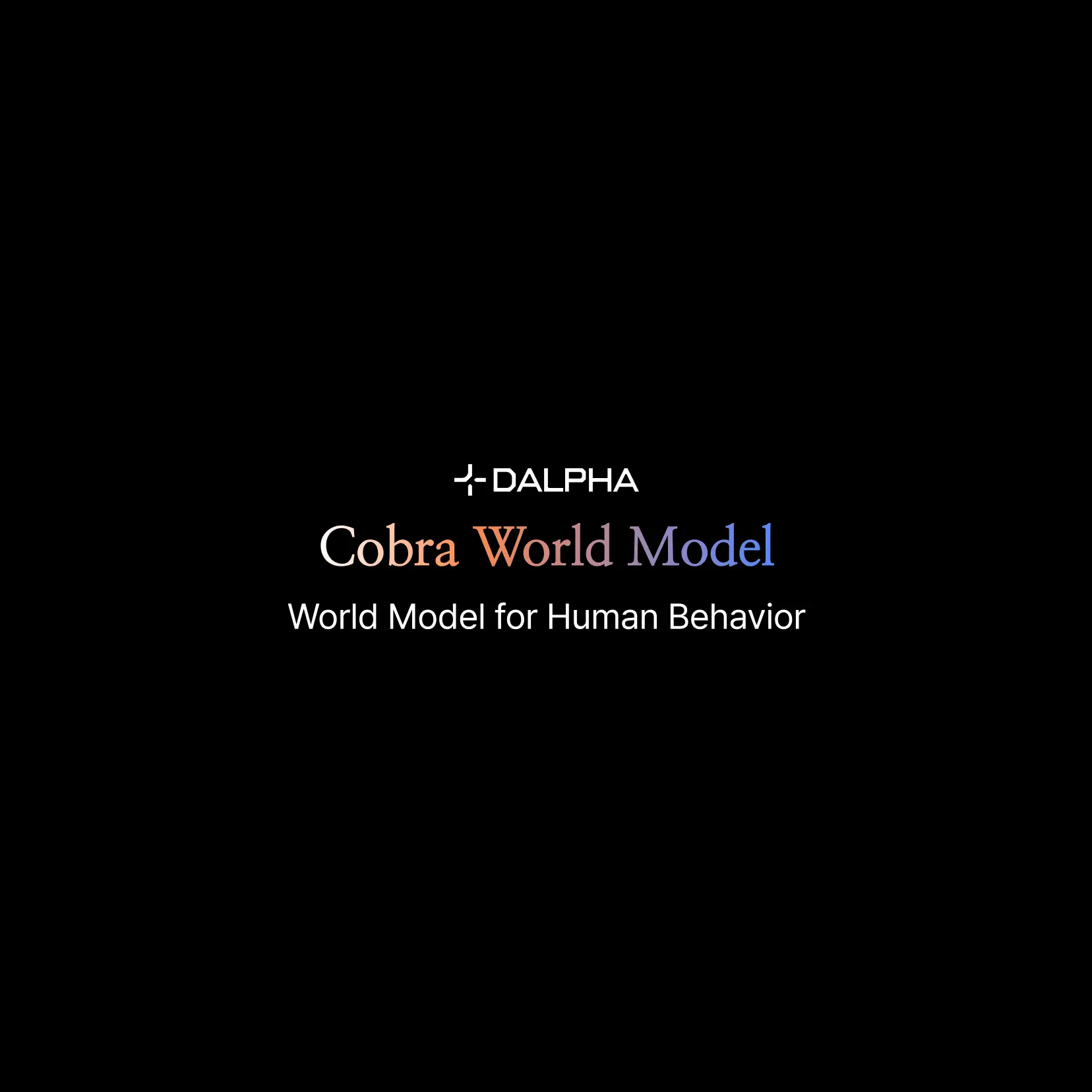 Cobra World Model 소개서